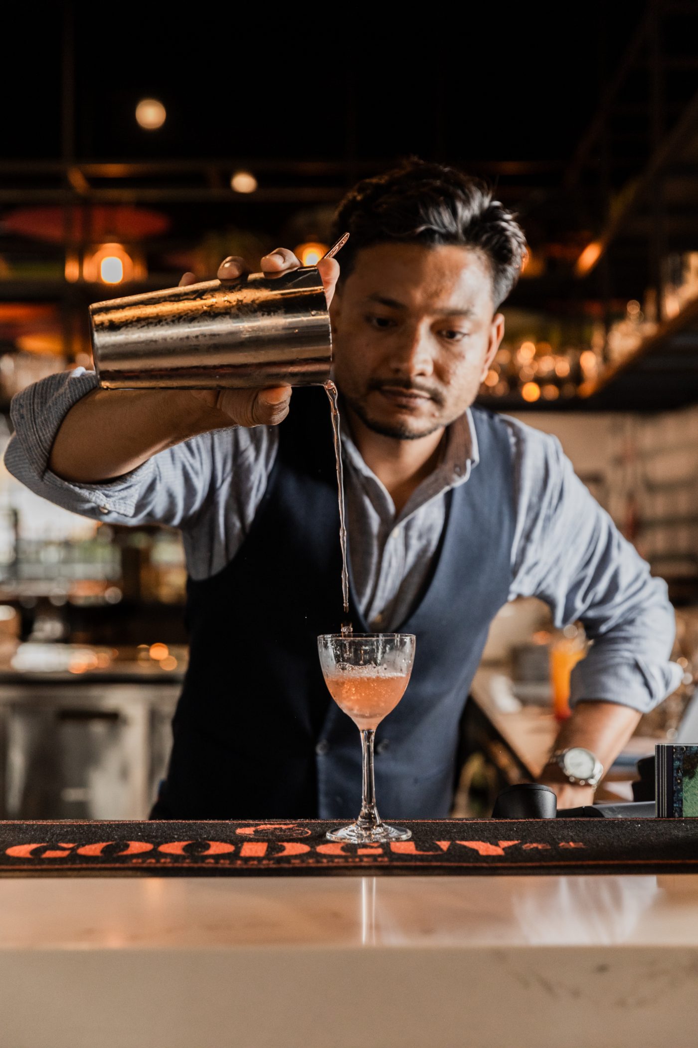 Delicious cocktails served at Mr Good Guy Hobart