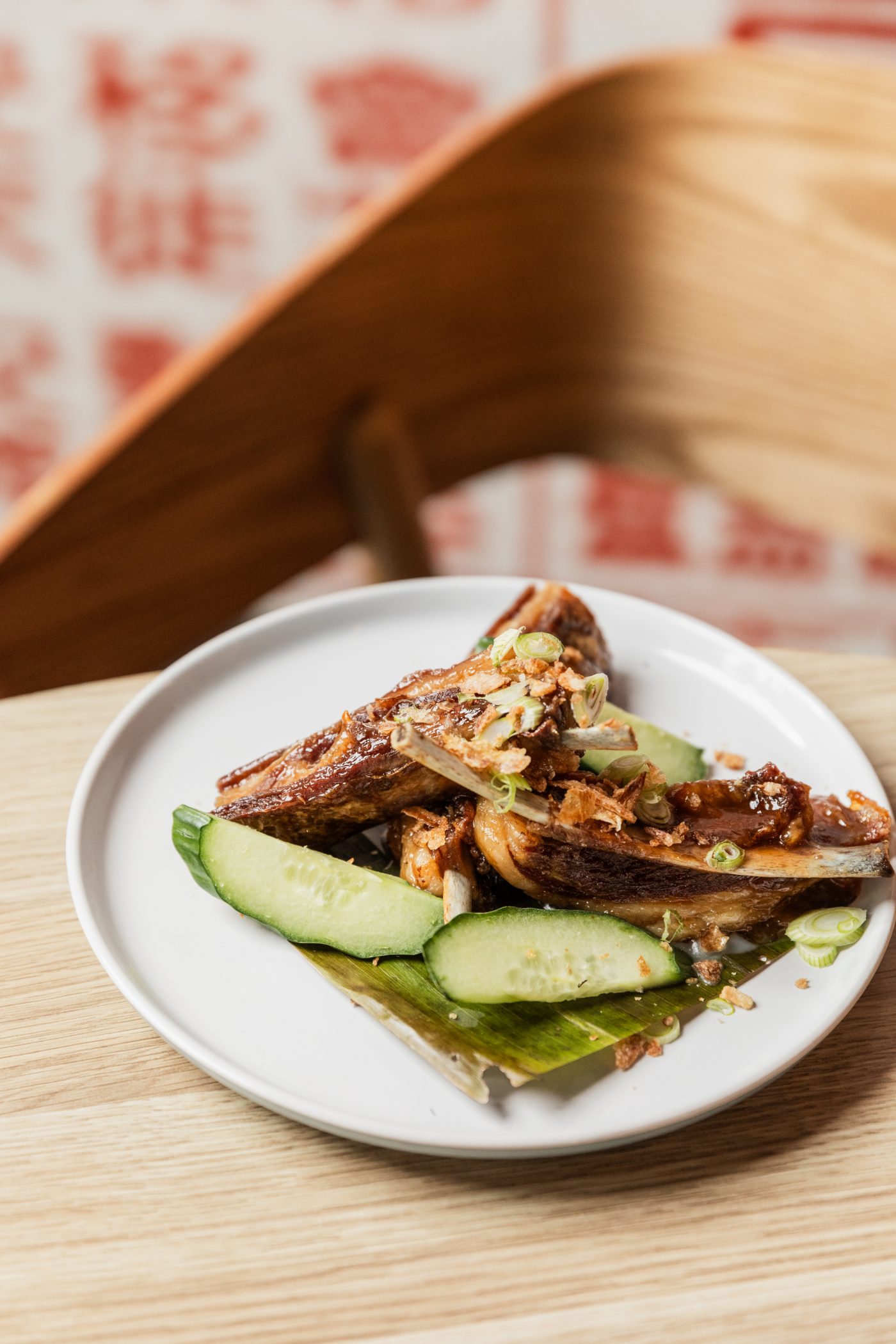 Crispy lamb ribs served at Mr Good Guy