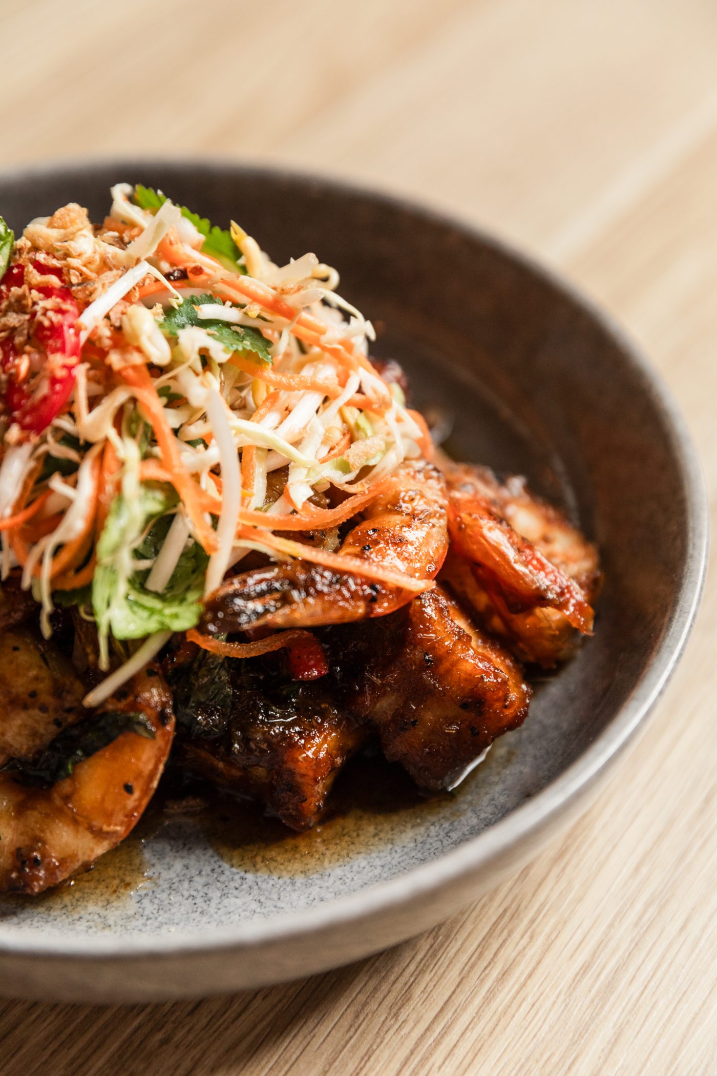 Delicious Asian food served at Mr Good Guy