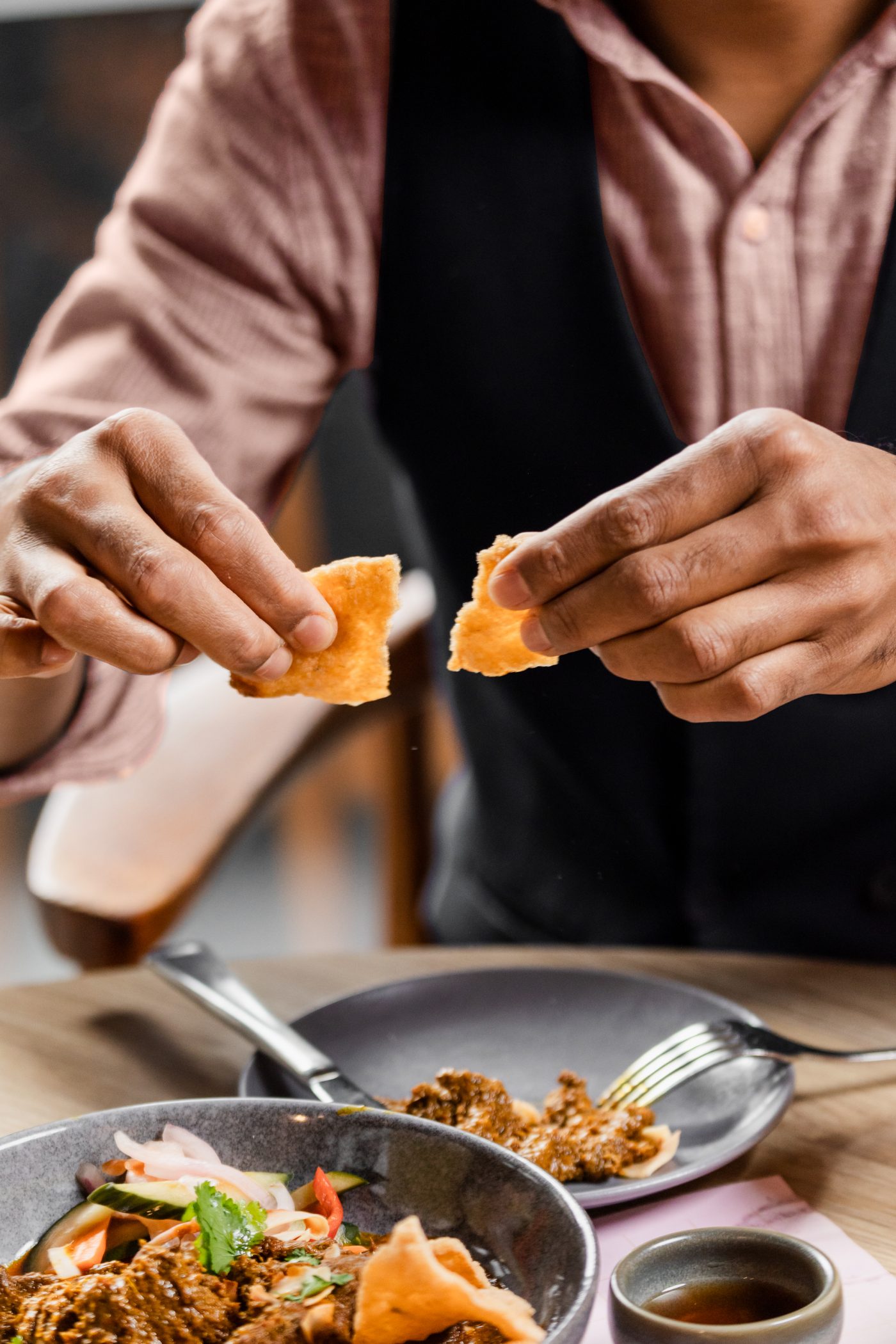 Delicious food served at Mr Good Guy