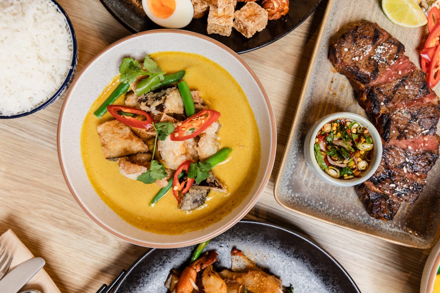 Delicious food served at Mr Good Guy