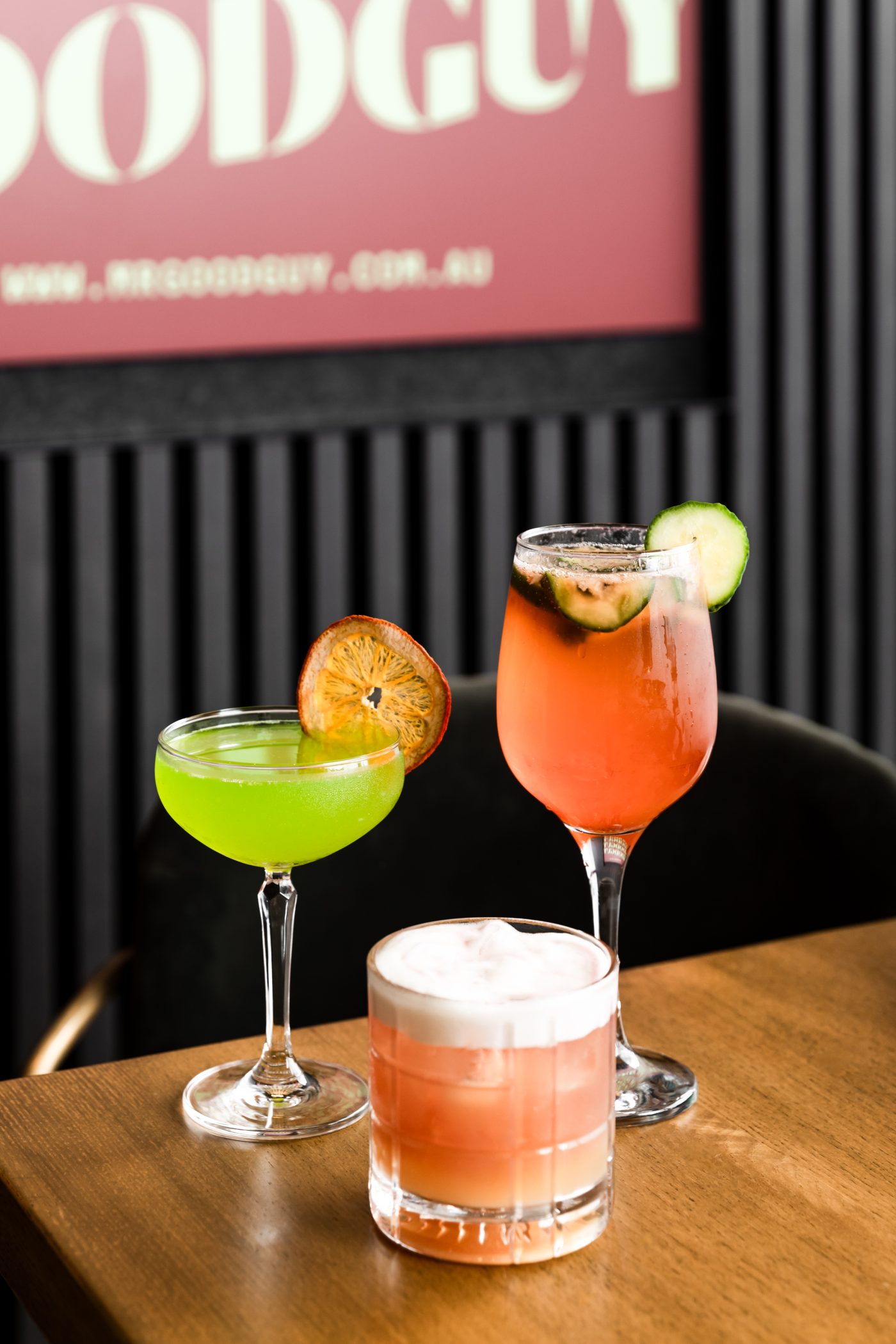 Amazing cocktails served at Mr Good Guy Devonport
