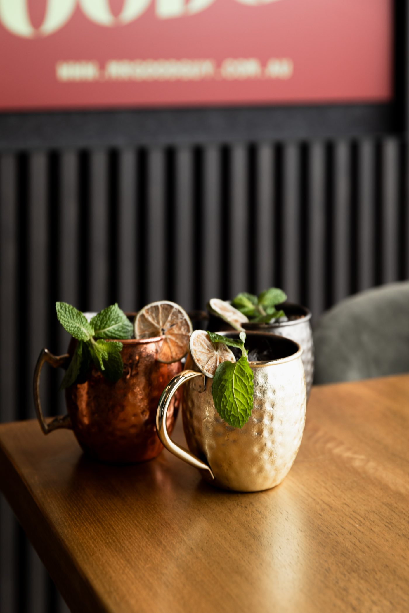 Ginger-Mules served at Mr Good Guy Devonport