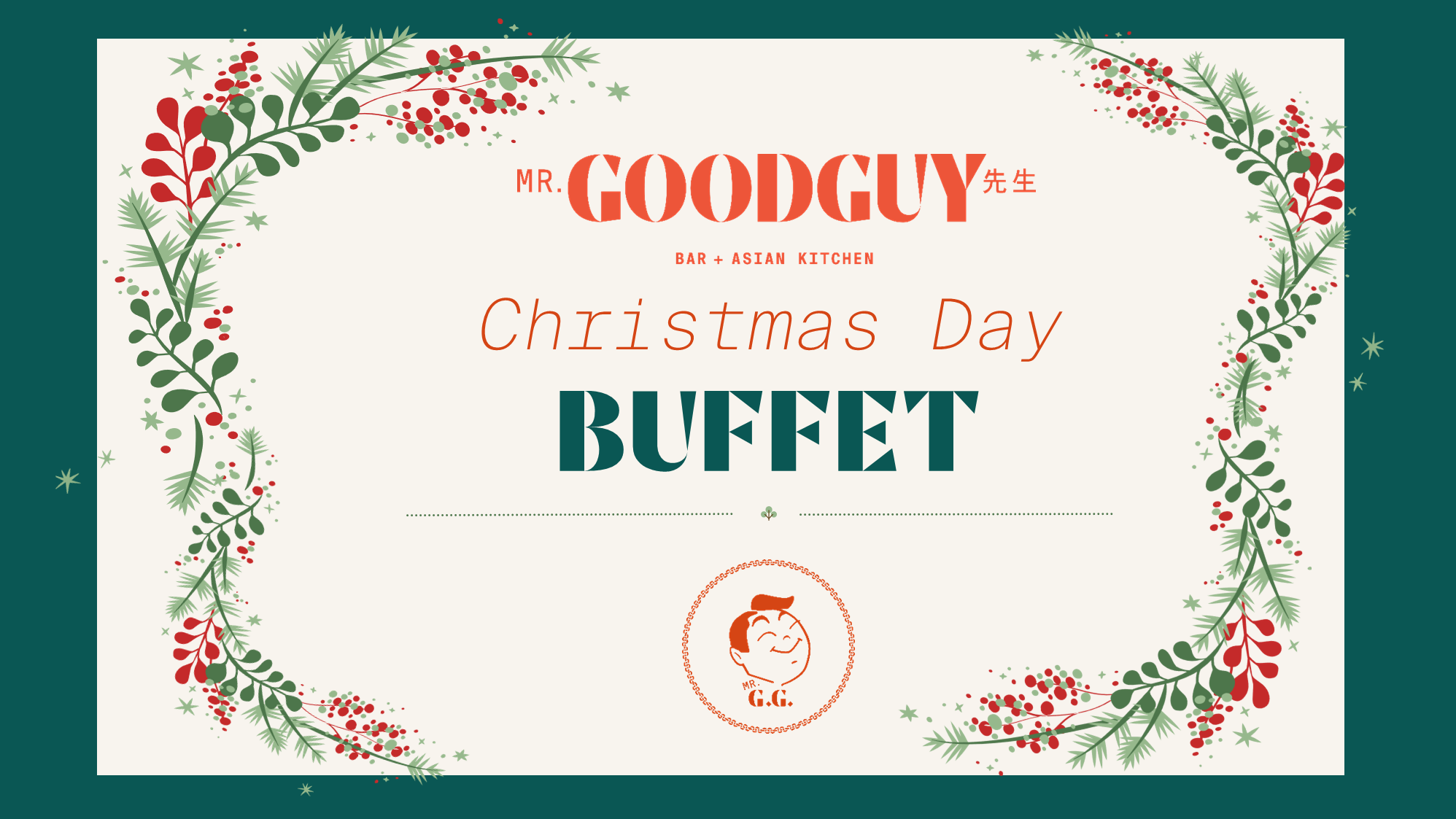 Christmas Day Buffet_Mr Good Guy Hobart 2024