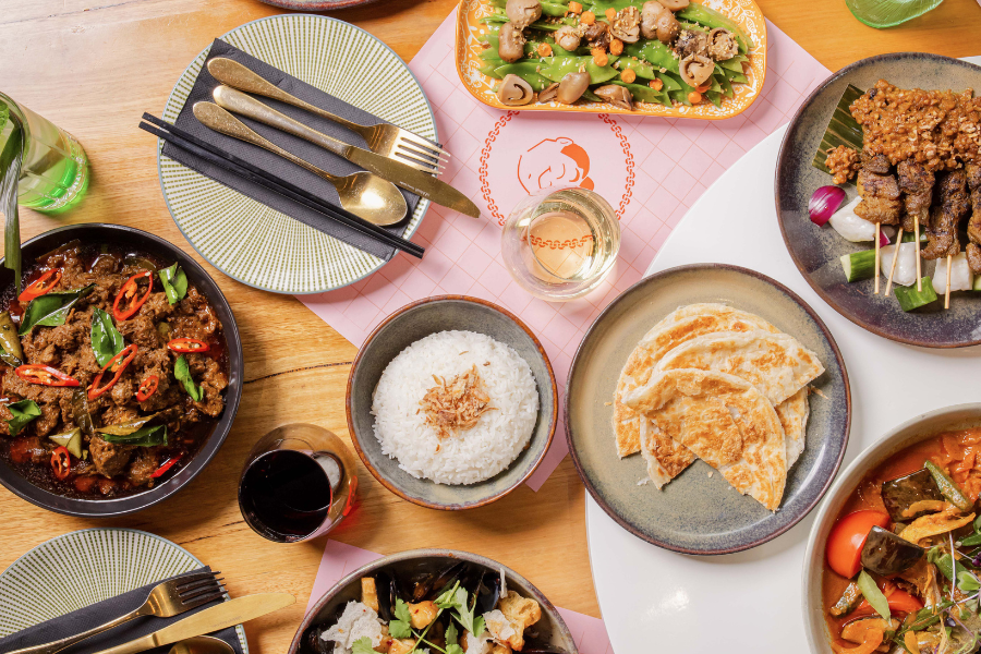 A photo of dishes on a table at Mr. Good Guy Devonport.